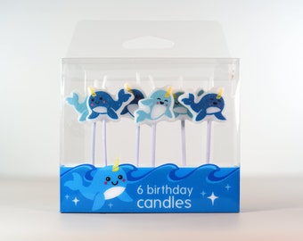 Marine Candles - Pack of 6