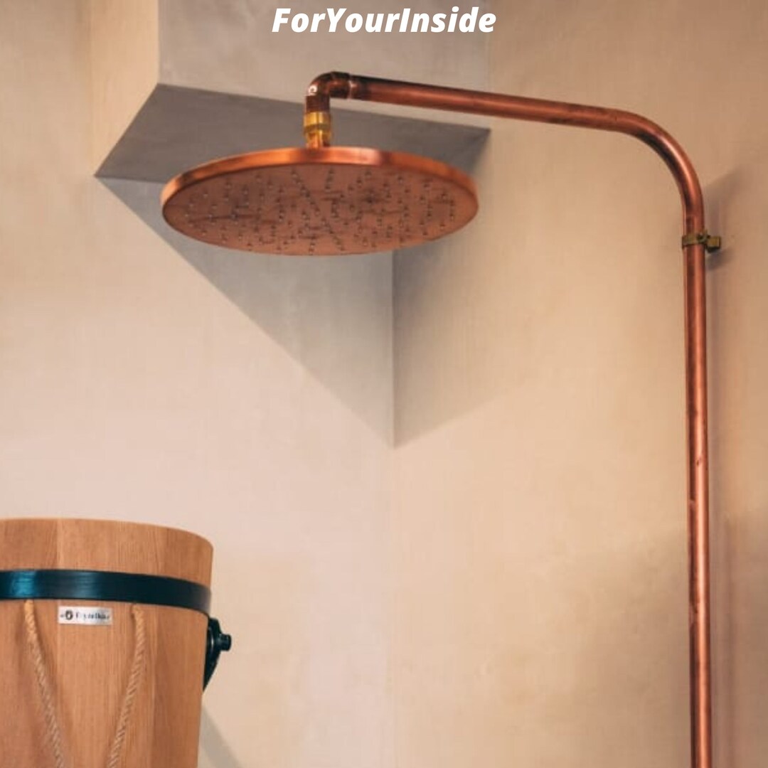 Unlacquered Solid Copper Shower Head ,copper,shower Head ,shower,copper