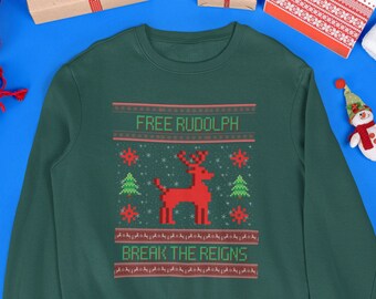 funny vegan christmas jumper