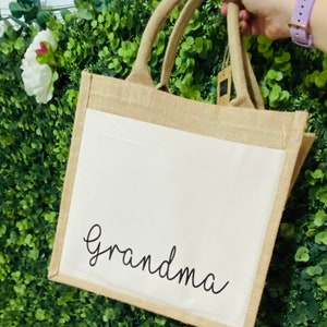 Granny tote bag gift for new nanny shopping bag, Mother’s Day gift for Granny, grandma shopping bag Personalised Birthday Gift for gran