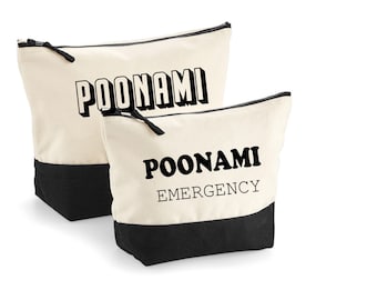 Poonami bag, funny new mum gift from friend, Poonami survival kit , gift for new parents, baby changing pouch new baby gift for parents