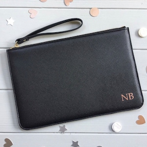 Bridesmaid Gifts Personalised Bridesmaid Clutch Bag, bridal party matching bag bridal shower gift Personalized Maid of Honour Gift