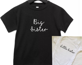 Big Brother Little Sister shirt, Big Sister Little Brother new siblings gift, Siblings tshirts Gift for new siblings New baby sibling top