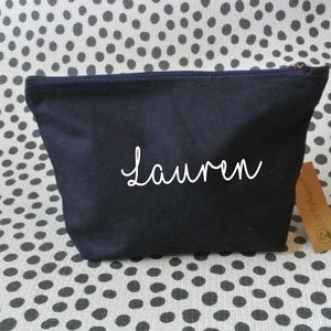 Personalised accessory bag Girls Cosmetic bag, gift for her makeup bag for bridesmaid gift personalised gift for teenage girl gifts age 13