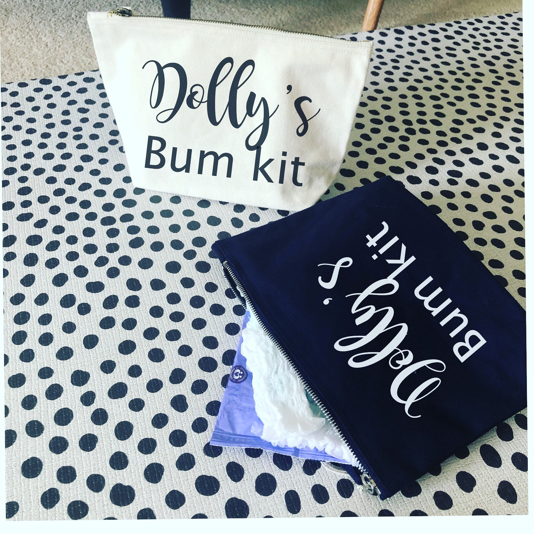 Personalised Changing Bag Organiser Bag Baby Shower Gift 