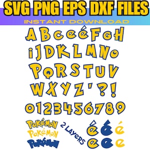 Schnapp dir das Fun Alphabet & Number SVG Bundle!