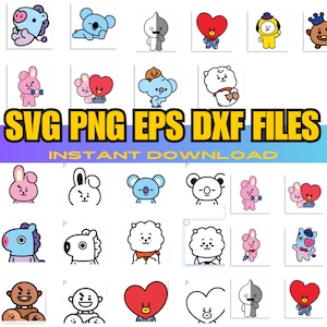 Pacote K-pop SVG - Perfeito para projetos DIY e artesanato K-Pop