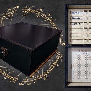 Wound Might Will Fate Counter Dice Tray Box für Herr der Ringe Mittelerde Strategiespiel MESBG