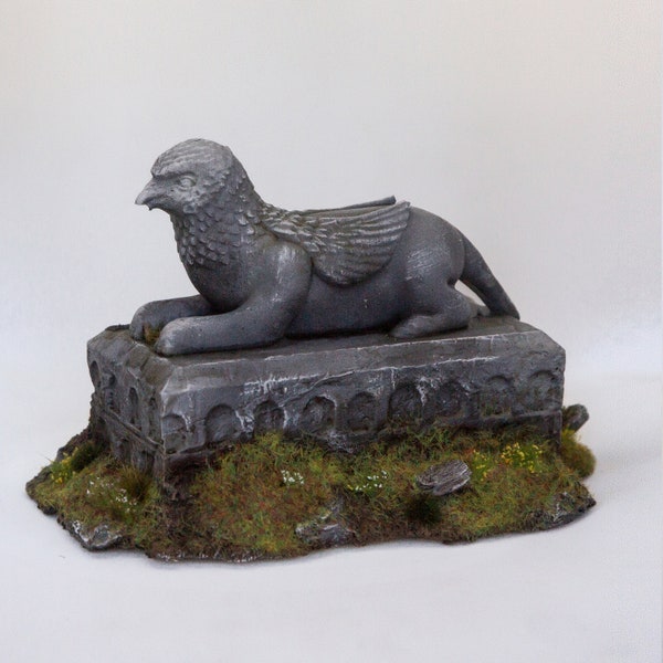 Tabletop Wargame Terrain Lord of the Rings Amon Hen Statue Miniature