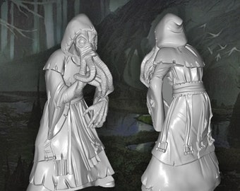 Cthulhu Plague Doctor Mage DnD Wargame Miniature