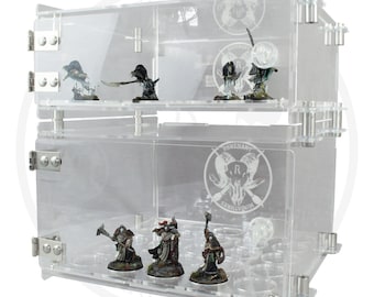 Armada Bundle wargame miniature display and transport case