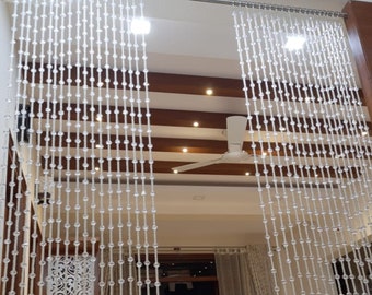 Beaded Curtain, Luxury Crystal Beaded Room Divider for Stylish Home Decor, Great Gift for Weddings and Special Occasions