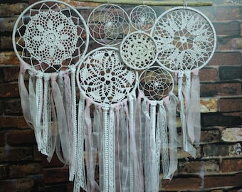 Large Dreamcatcher Wall Hanging: Boho Bedroom Decor