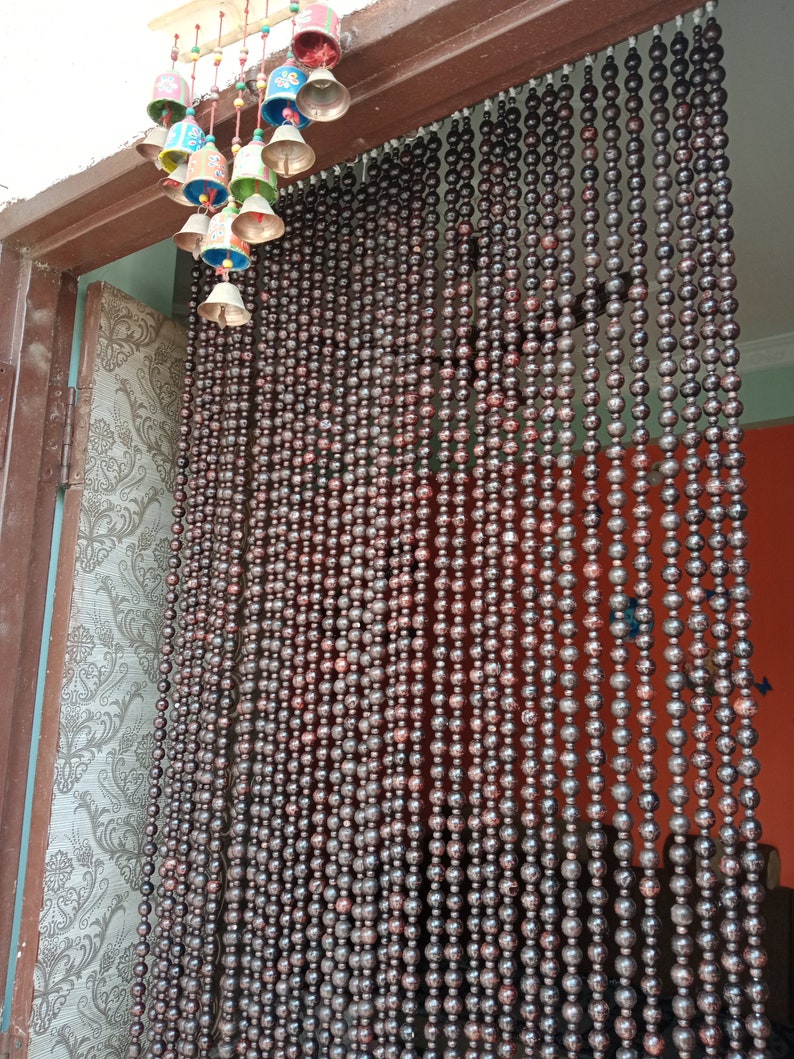 Wooden Beads Curtain Beaded Curtain Beads Curtain String Etsy