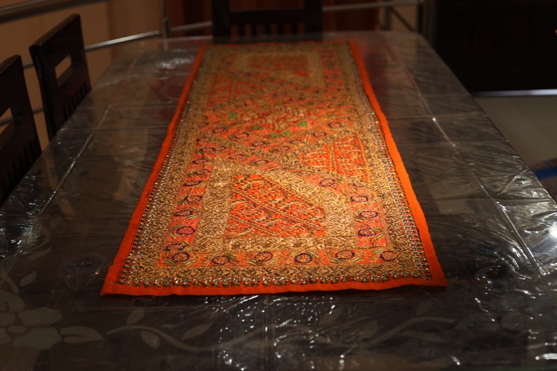 Table Runner Indian Traditional Patchwork Table Runner Etsy