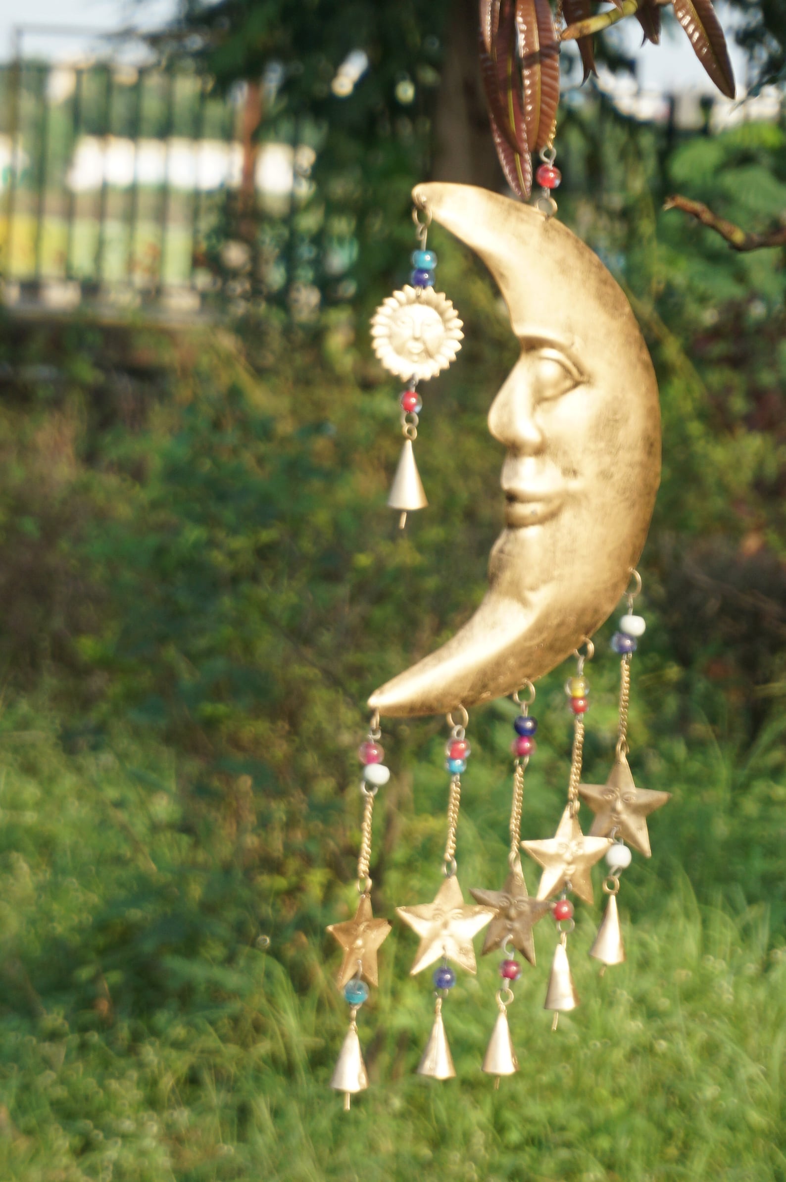 Metal Wind Chime Sun Catcher Wind Chime Metal Wall Hanging Etsy