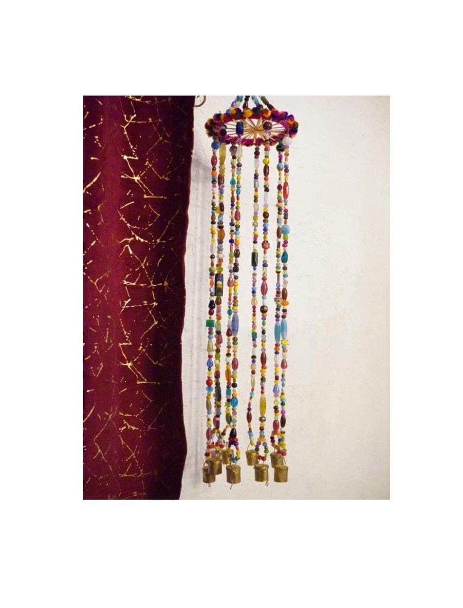 ozz on 天華帯飾り Beaded Sun Catcher: Boho Wind Chime Mobile, Home Decor - Etsy