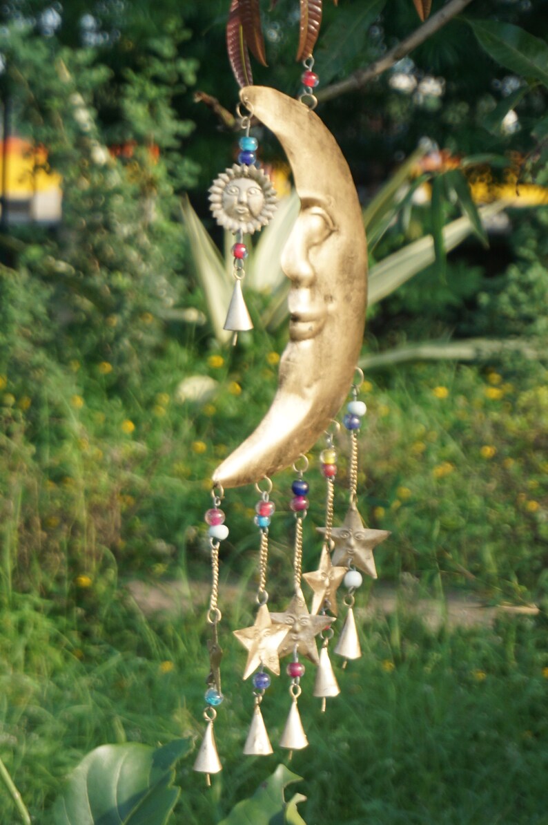 Metal Wind Chime Sun Catcher Wind Chime Metal Wall Hanging Etsy