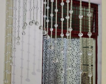 Arch Crystal Beaded Curtain: Elegant Room Divider, Home Decor