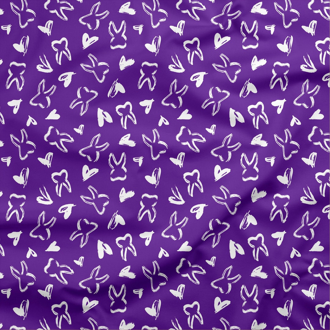 TOOTH FABRIC Medical Fabric, Dental Fabric, Dental Art, Dental Print