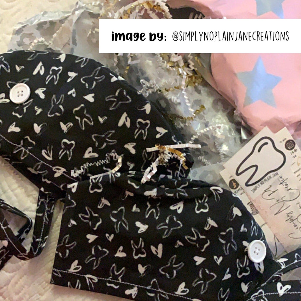 TOOTH FABRIC small Print Dental Fabric, Dental Art, Teeth Print, Tooth