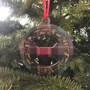 Canine Themed layered ornament image 3