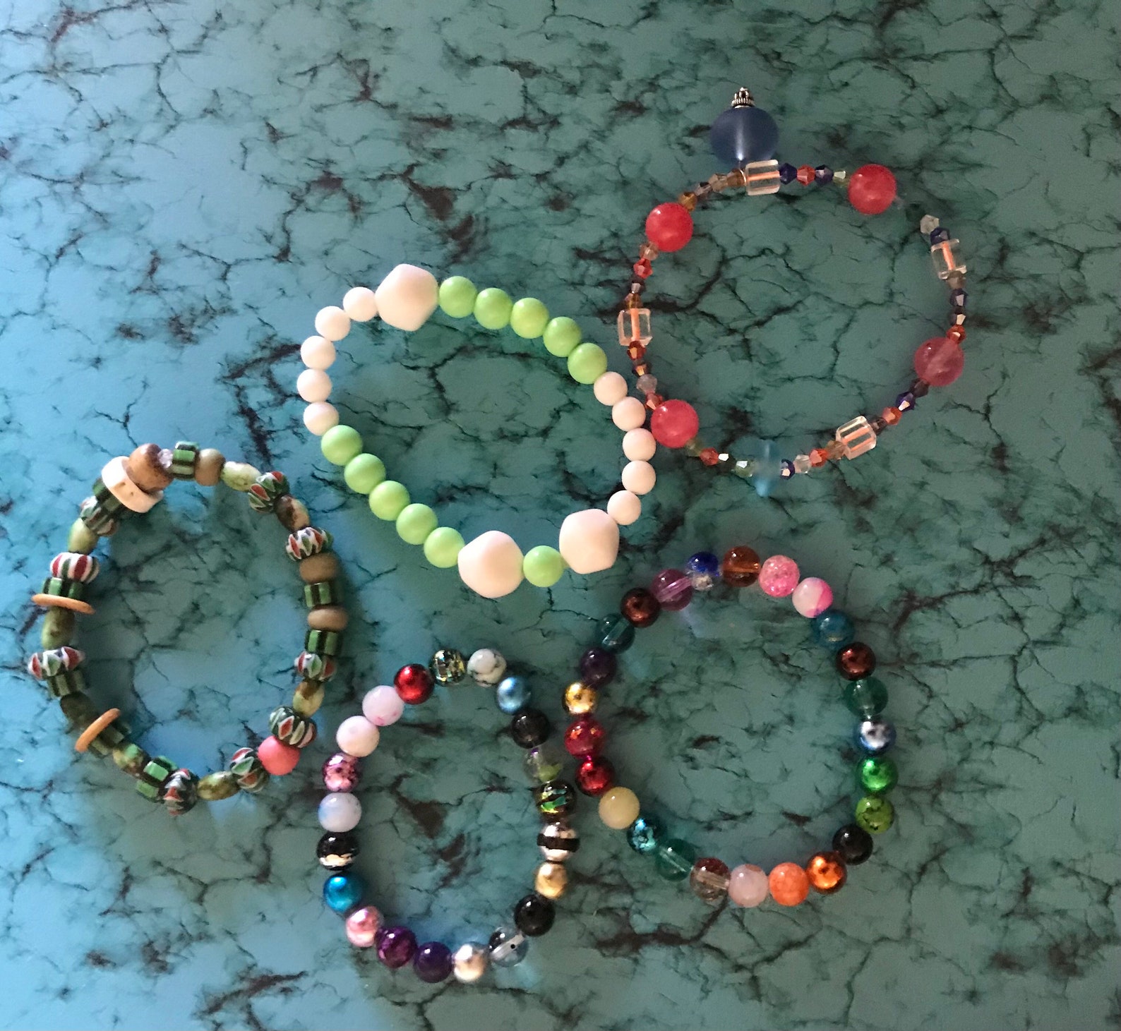 Colorful Beaded Bracelets Etsy