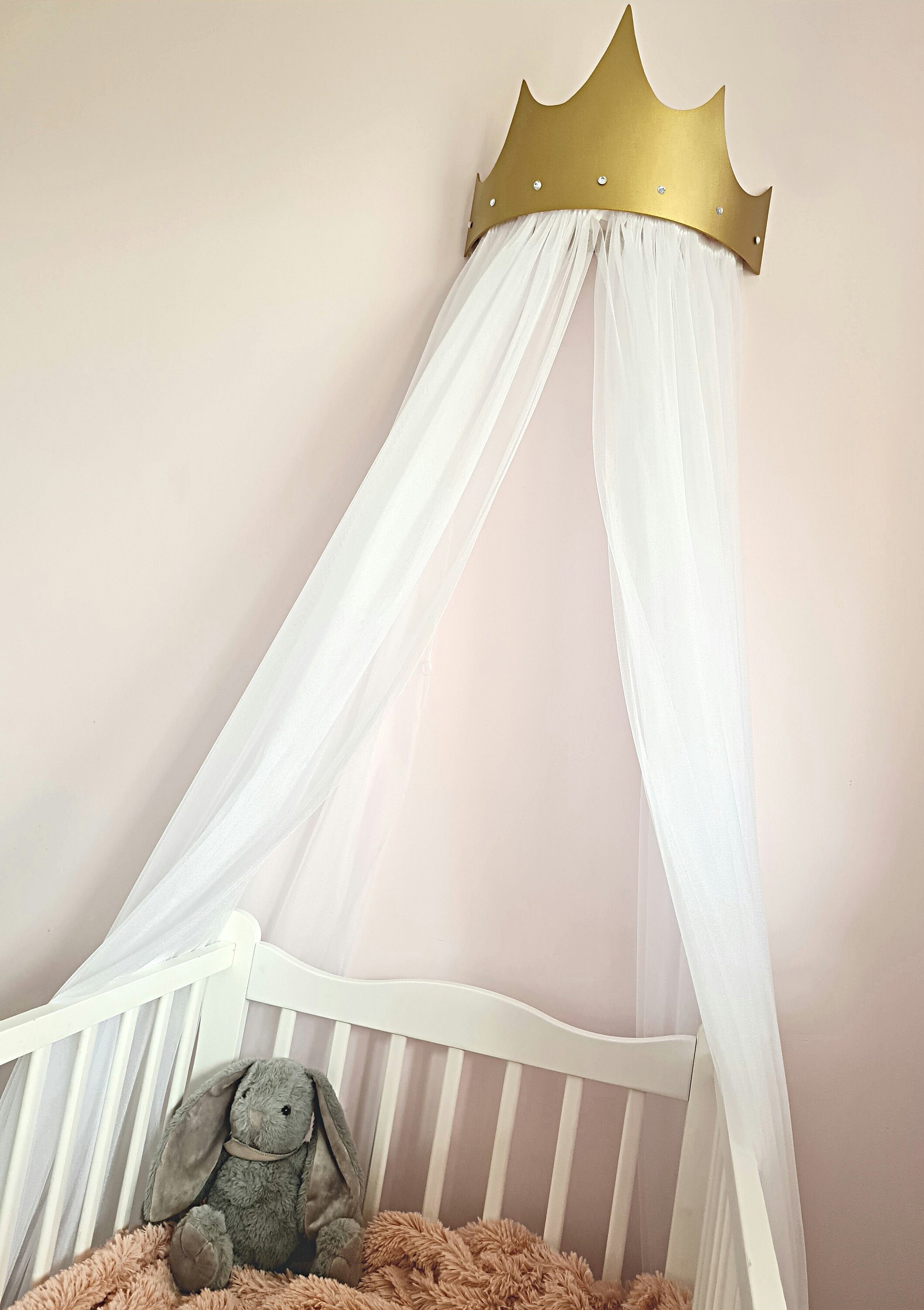 Canopy Cot Crown Bed Canopy Crown Canopy Bedroom Decor Canopy Etsy