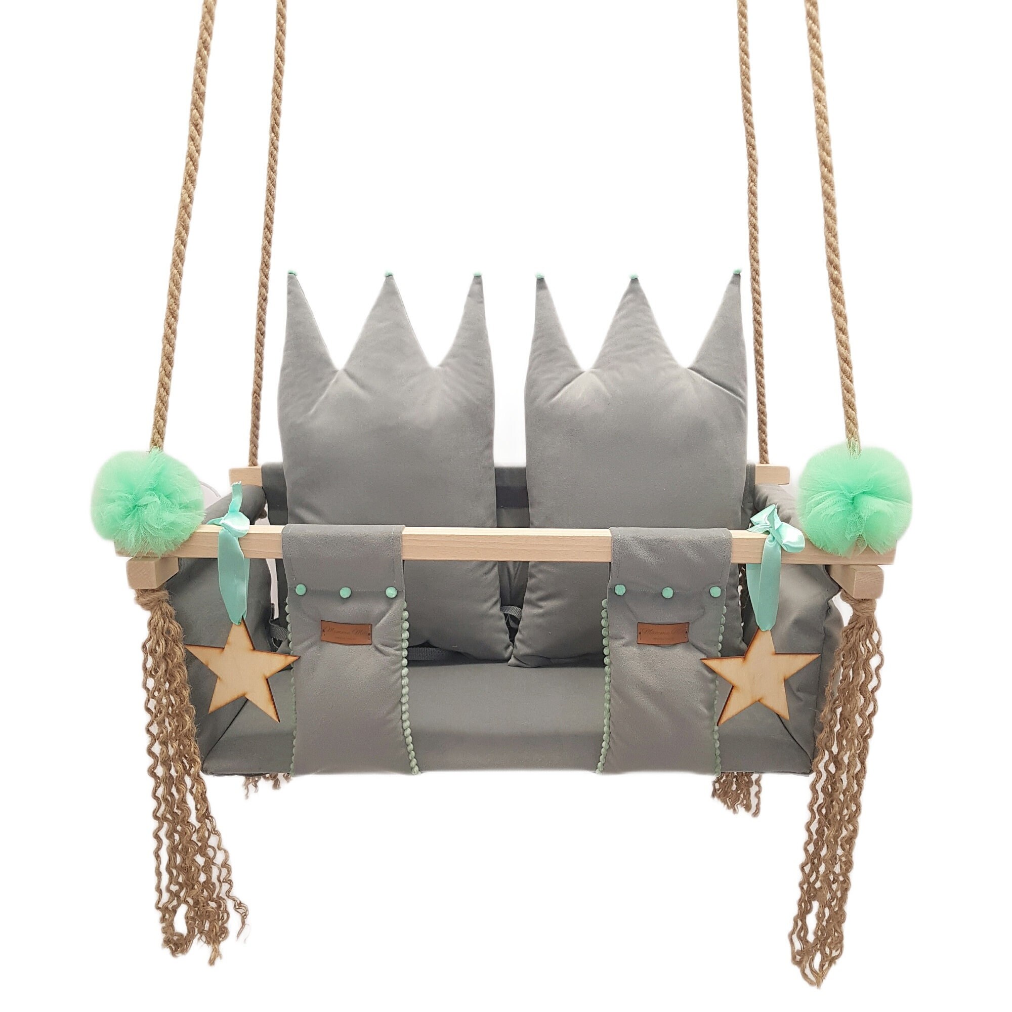 Children's Home Swing for Twins Double Twin Etsy Denmark