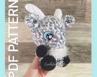 Goat Crochet Pattern, Easy Crochet Goat Pattern, Beginner Crochet Pattern, DIY Gift
