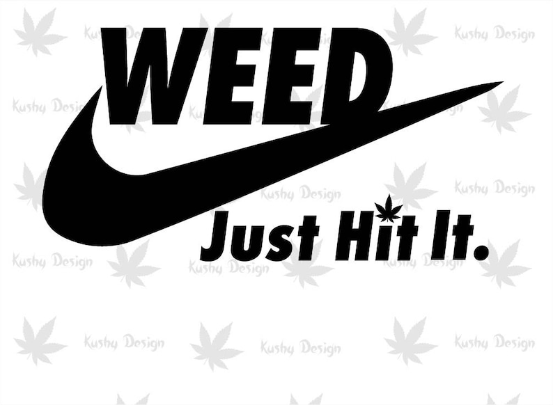 Download SVG Nike Weed t-shirt vinyl cutting cricut silhouette ...