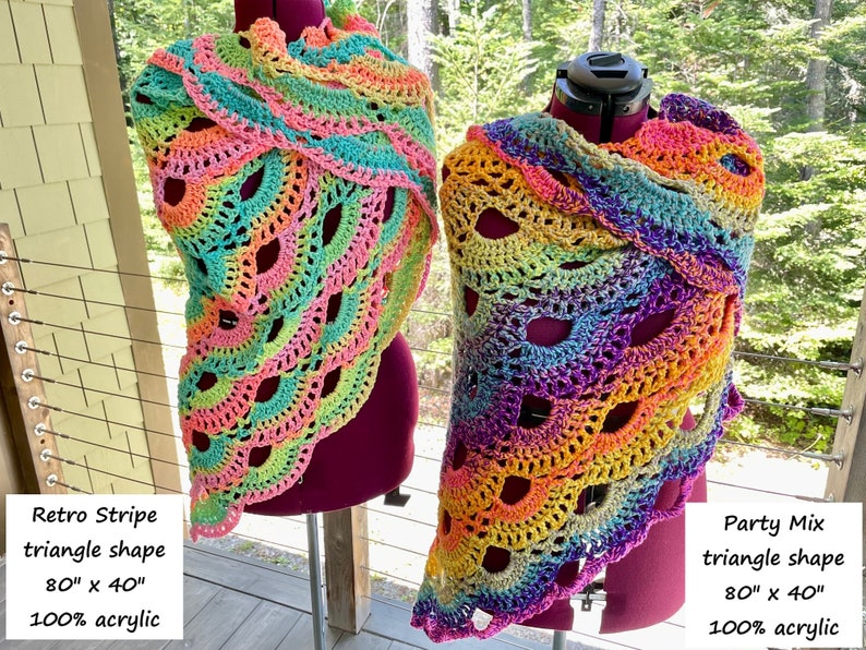 Crochet Shawl Melodyyarntinka Virus Shawl Triangle Shawl - Etsy