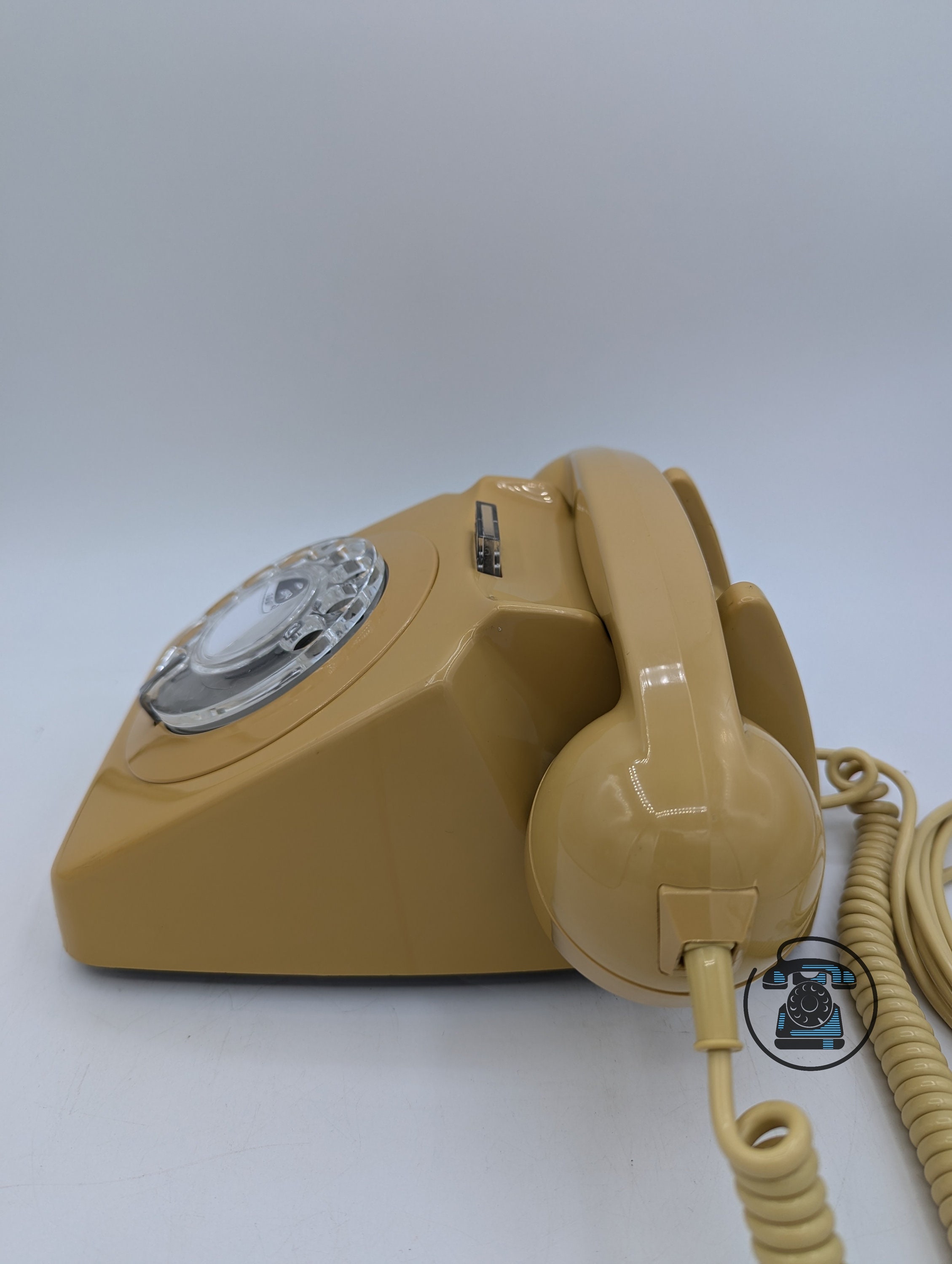 1960s GPO 746 RETRO Rotary Vintage Telephone ORIGINAL in Topaz