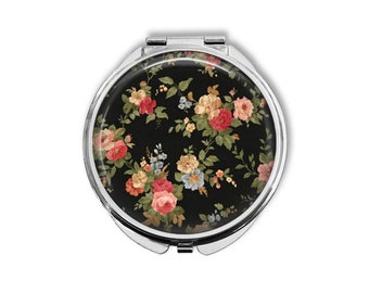 Floral - Make Up Pocket Mirror for Cosmetics BCM138
