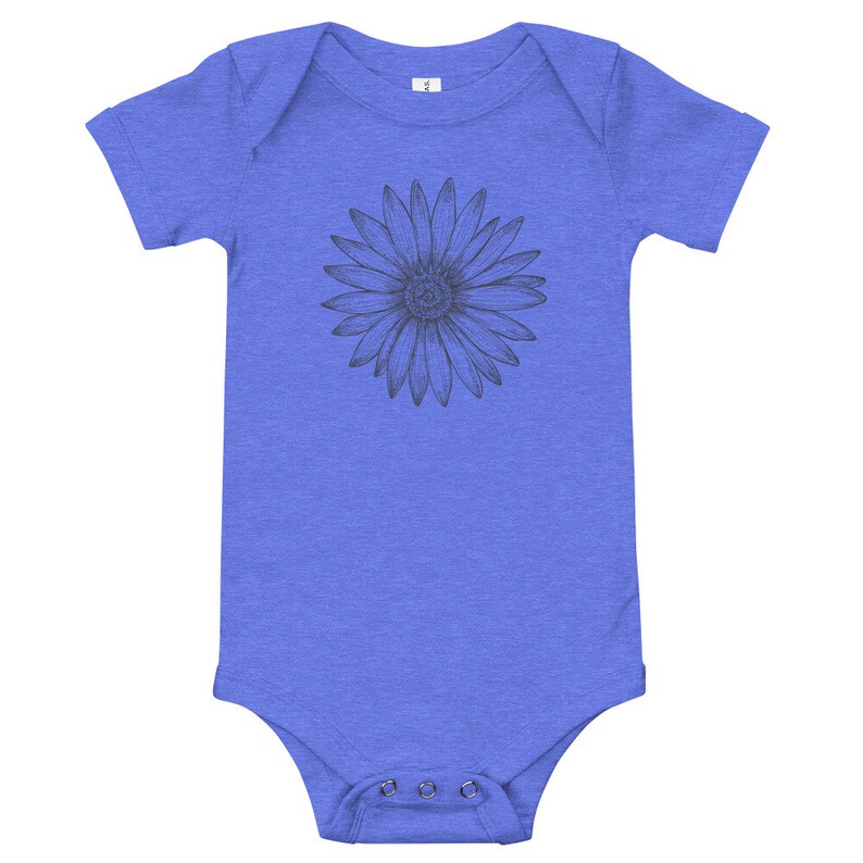 Bodysuit for Boys or Girls Daisy Infant Shirt Flower Onesie Daisy Baby Onesie Trendy Hipster Baby Clothes