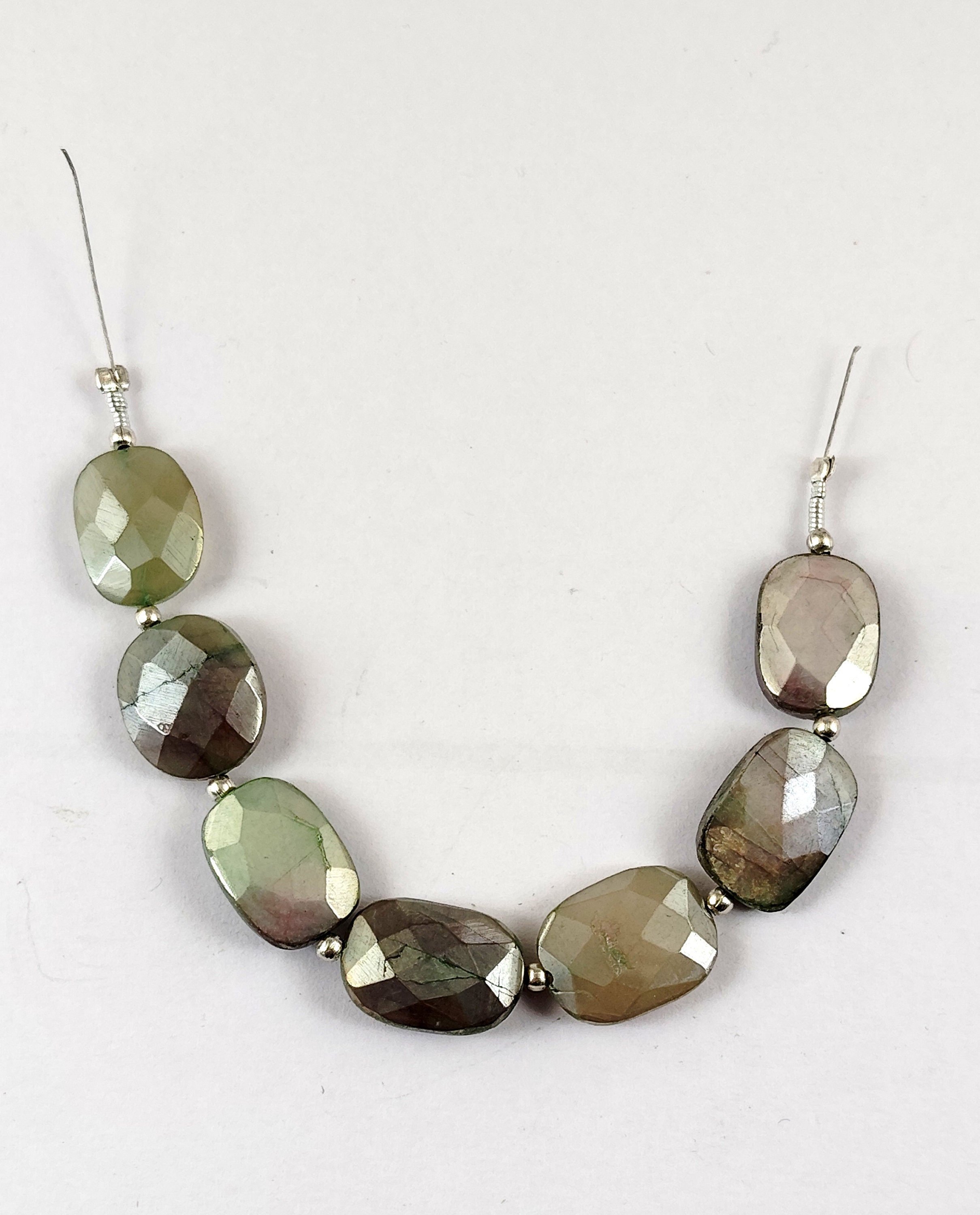 36 Cts Moonstone Beads/fancy Shape Faceted Moonstone