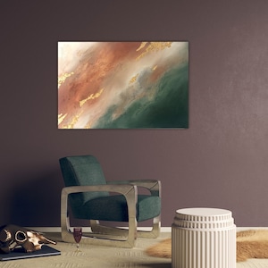 Abstract acrylic painting on canvas 80x120