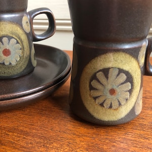 Denby Arabesque Coffee Cans | Set of 2
