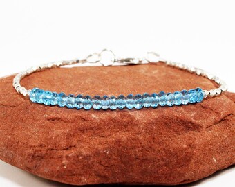 Beachy Chic Karen Hill Tribe Printed Bar and Toggle Clasp Sterling Silver Sleeping Beauty Turquoise Bracelet Heavy Figaro Chain