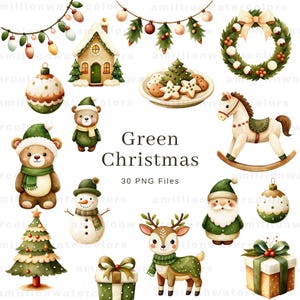 Snow Clipart, Christmas Clip Art, Winter clipart, christmas clipart PNG, clipart commercial use, bundle clipart, Christmas Bundle, png