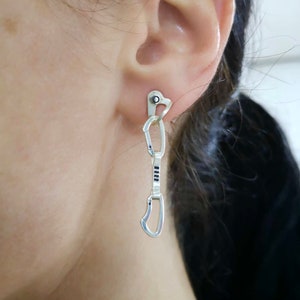 Climbing quickdraw earrings... image 2
