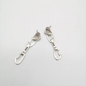 Climbing quickdraw earrings... image 3