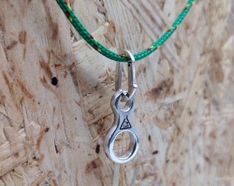 Hanging figure eight climbing...