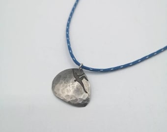 Sterling silver blocker pendant