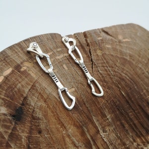 Climbing quickdraw earrings... image 1