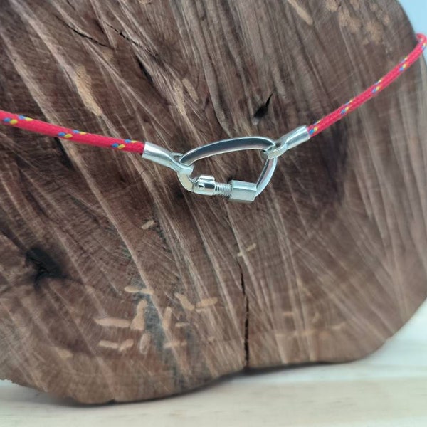 Climbing Carabiner Necklace Etsy