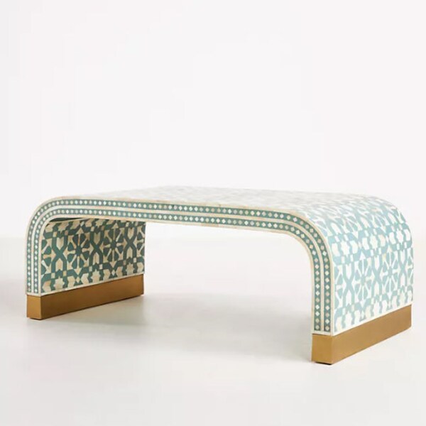 Bone Inlay Bench - Etsy