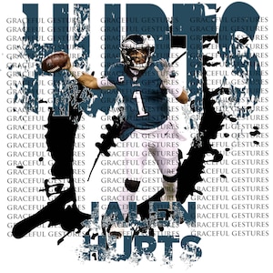 jalen hurts, mvp, phi, boli tak dobrze, prawda boli, dtf, dtg, sublimacja, cricut, png, cyfrowy, sport, piłkarze
