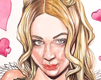 Nude Cupid Painting - Etsy