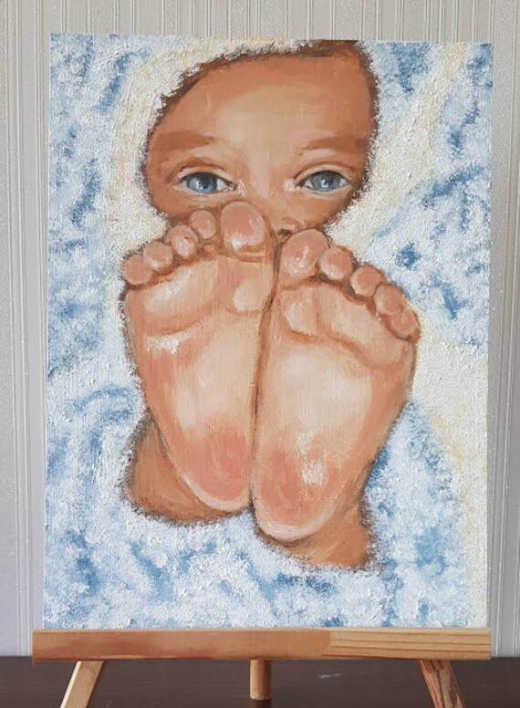 Mother and child. Painting Kid Gift for mom. | Etsy